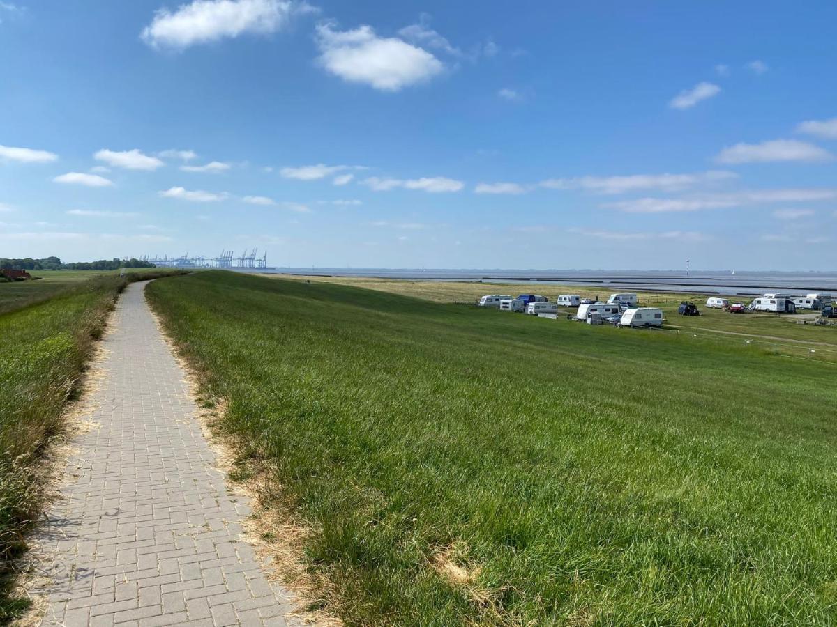 Ferienhaus Wieden Am Deich Wurster Nordseekuste Extérieur photo